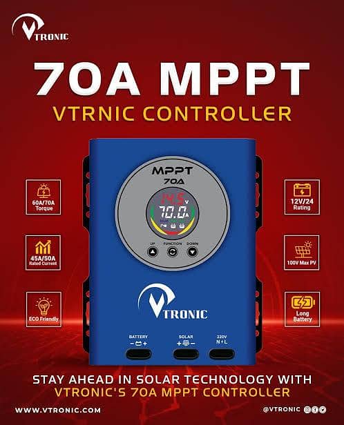 mppt charge controller 70A 0