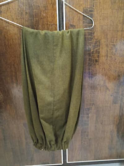 Men's Kameez Shalwar For Sale in Mehndi Color, Large Size