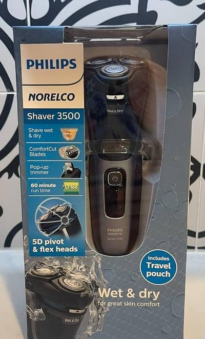 Philips Electric shaver (both dry and wet shave)