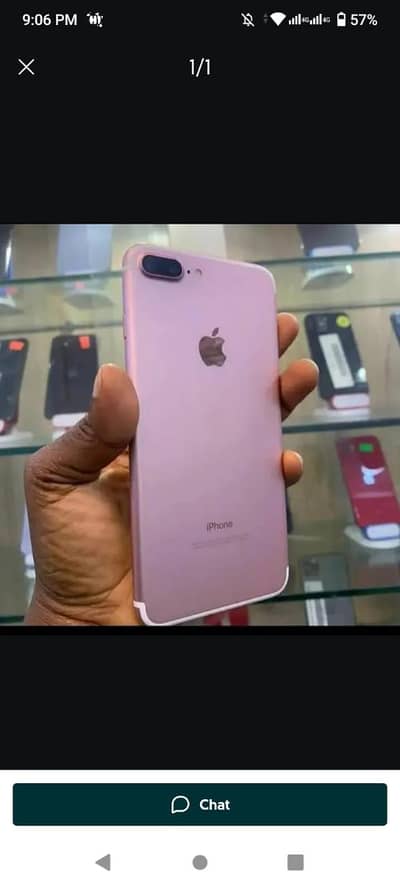 Iphone 7 plus 128gb pta approved WhatsApp number 03208016949