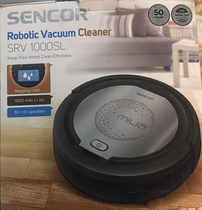New Sencor Robotic Vacuum & Mop (SRV 1000SL) - Unused