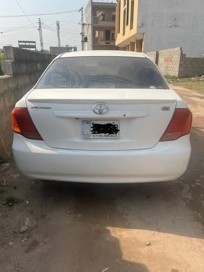 corolla axio car for salr 2007 model register 12