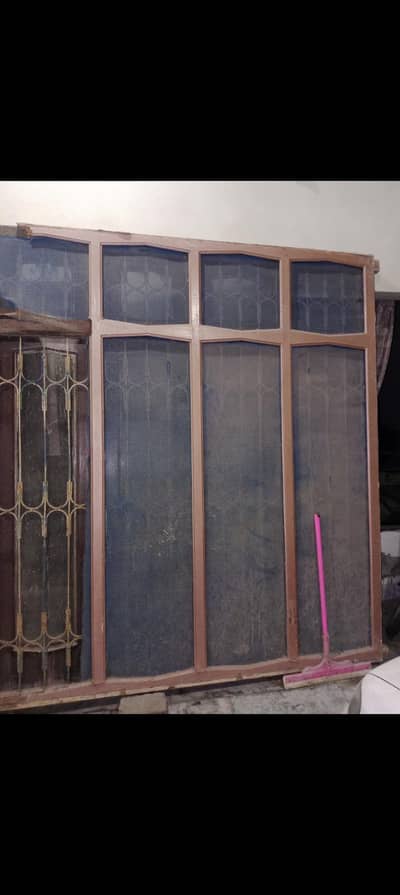 7×7 window dyaar solid with iron grill