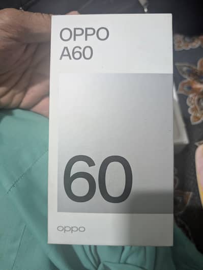 Oppo A60 8GB 256 GB Official pta Approved