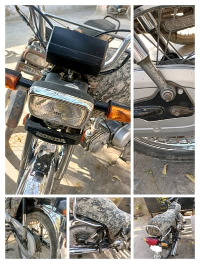 Honda CD70 Black colour