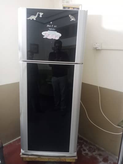 Stylish Two-Door Refrigerator For sale.  Fridge