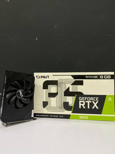 RTX 3050 8GB with BOX [WORKING] (REPAIRED)