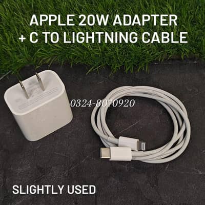 100% Original Apple iPhone 18W 20W 30W 35W USB-C Fast Charger & Cable