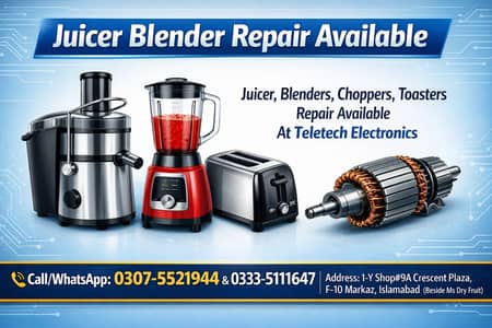 Juicer Blender Chopper Sale & Repair | Expert Service at Teletech