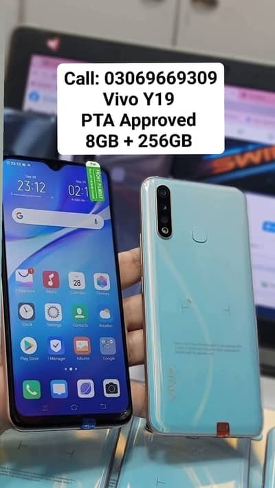 Ramzan Offer Vivo Y19 PTA Approved 8GB + 256GB With Box & Warranty