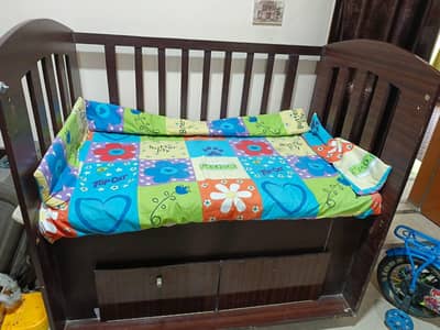 wooden Baby Cot