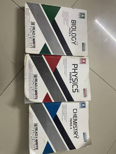 A Level Read & Write Past Papers 2010–2020 Physics Chem Bio (Topical)