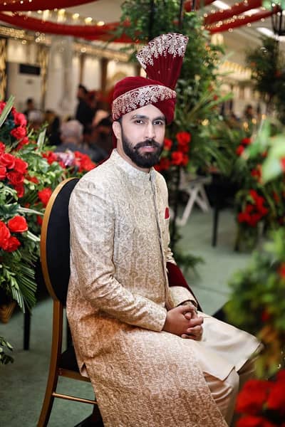 Customized Groom Sherwani Set