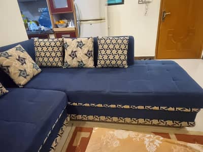 5seater Lshape sofa in good condition