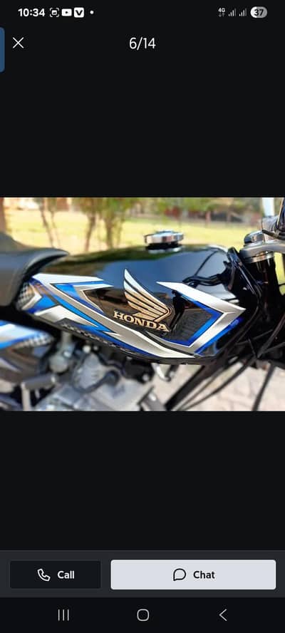 Honda 125 bilkul new condition 03124362819