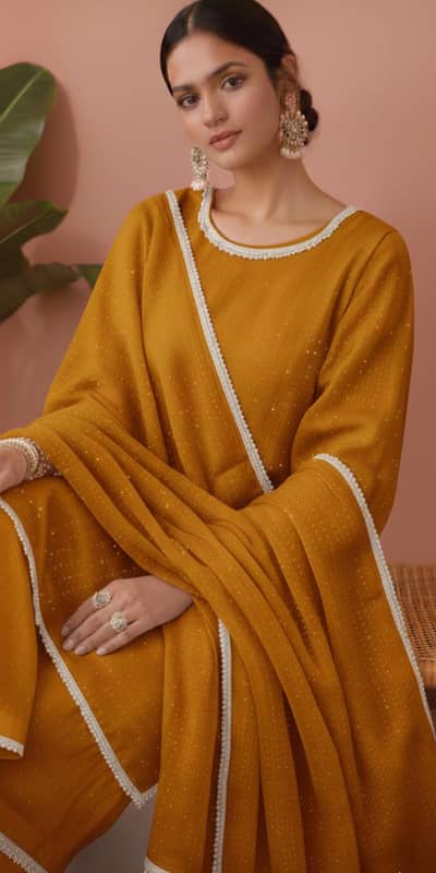 designer style. . . 3 piece fully emberoided size medium. larg