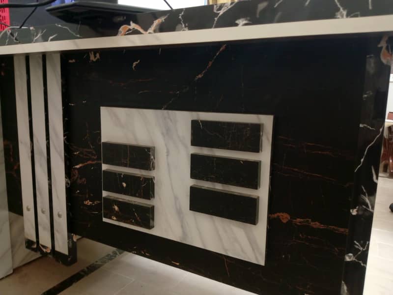 blank\white computer,study and work table 0