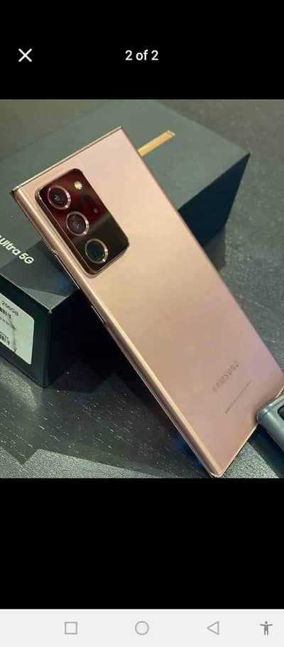 Samsung Note 20 Ultra 5G 12256gb PTA approved for sale