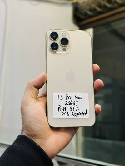 Iphone 13promax 256gb PTA Approved Battery health 86%