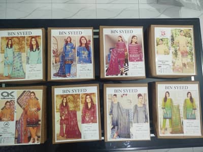 Branded Box packed 3 pc lawn suit- Rs 1999 Cash on Delivery available