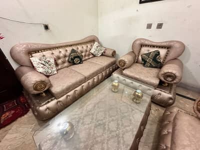 Sofa Set (3-2-1) & Table