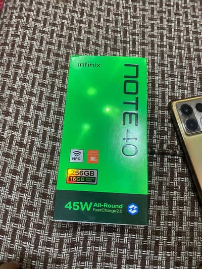 Infinix Note 40 (8GB + 8GB / 256GB) – PTA Approved