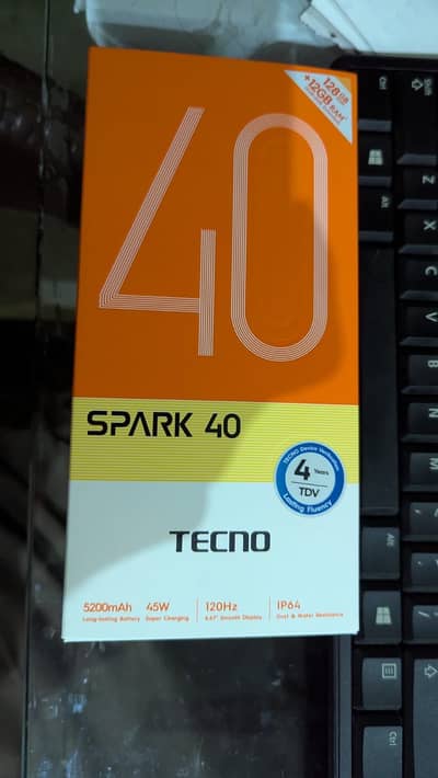 Tecno spark 40 full box