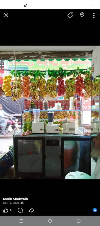 fresh juice milkshake