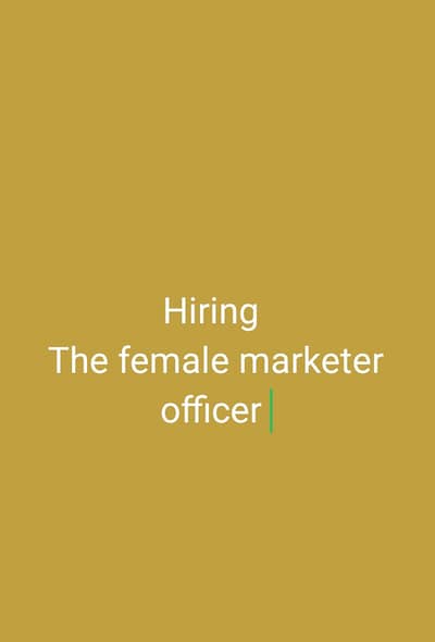 Female admistrator and marketer for marketing campaings