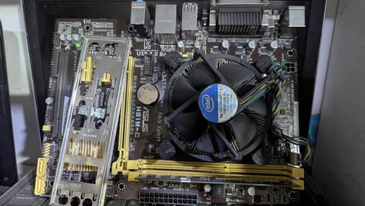 H81M-C + Core i7-4790 + 8gb ram single stick