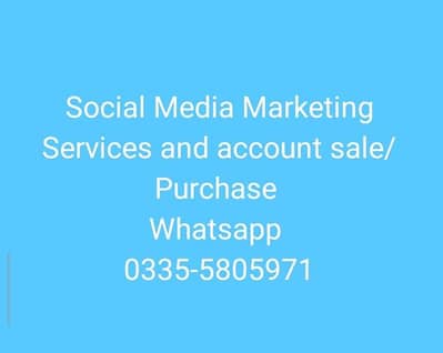 Social Media Marketing Services and  Social Media AccountSell purchase