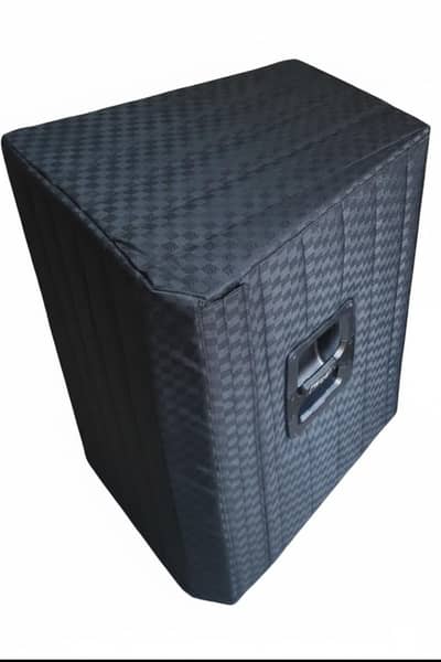 Black Waterproof Speaker Cover for Powered Upright Speakers