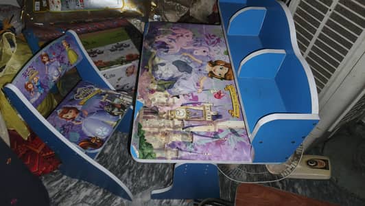 Table with chair for kid