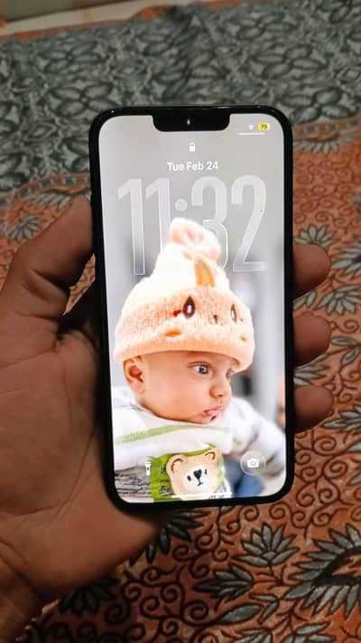 iphone 13 128 gb with box sim time full available