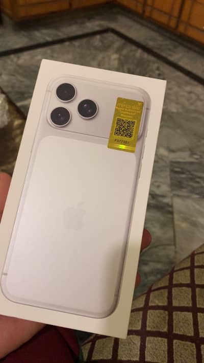 I phone 17 pro max ( official pta proved)