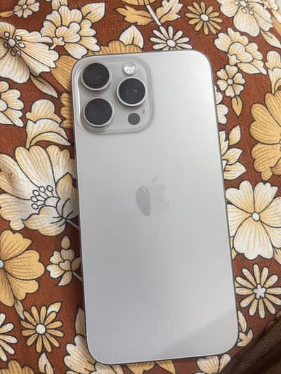 Iphone 15 promax natural titanium 10/10 condition with box non pta jv