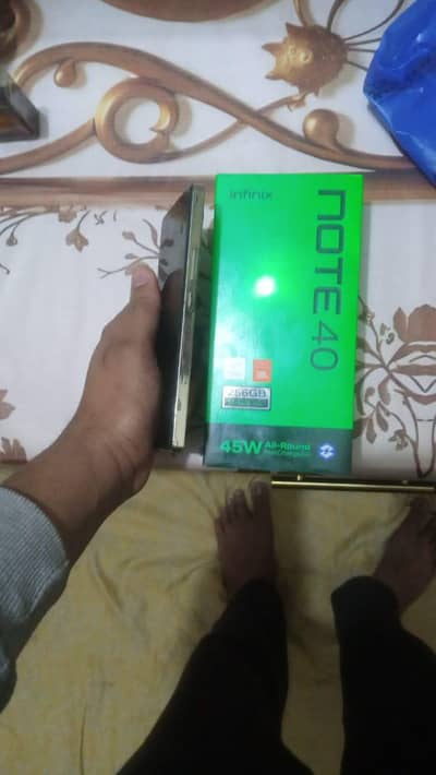 INFINIX Note 40 8+8 256 complete box