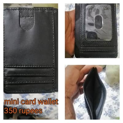 selling leather card wallet