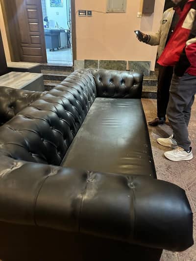 Office Chair, Table, Leather Sofas, Water Dispensar etc.