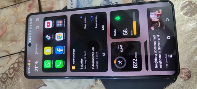 Tecno Camon 20 10/10 lush condition