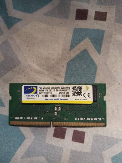 TwinMos 4gb laptop ram for sale