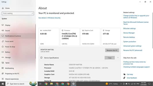  Dell  Core i7 laptop Urgent For Sale