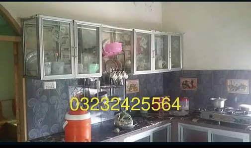 Aluminium glass Window partition kitchen Cabinets shower cubicles