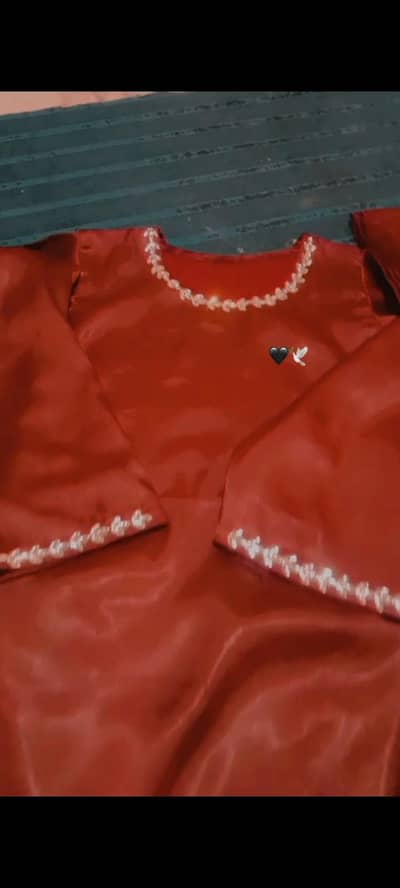 silk hand embroidery dress for eid  all colours available