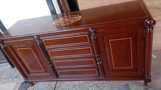 Side Board with Mirror Frame