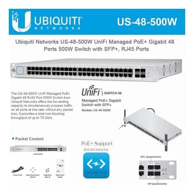 Ubiquiti Networks Ubiquiti UniFi Switch, 48-Port PoE Price On Call