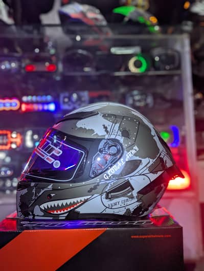 superair 902 dot certified helmet available at Raza auto township lhr