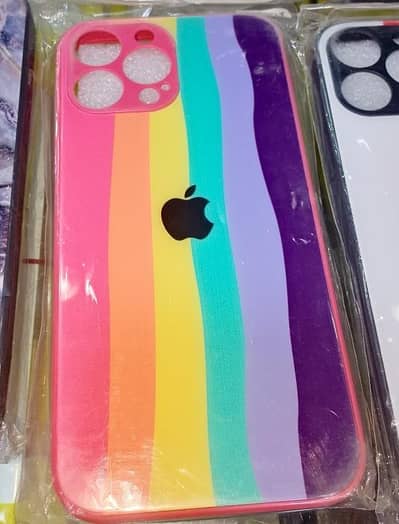 Apple 13 pro max rainbow pouch
