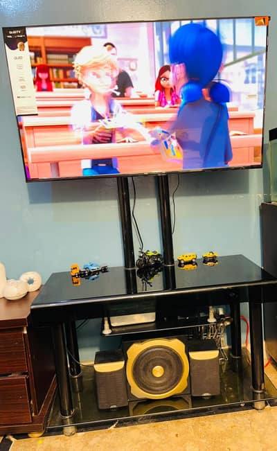 tv console black magic