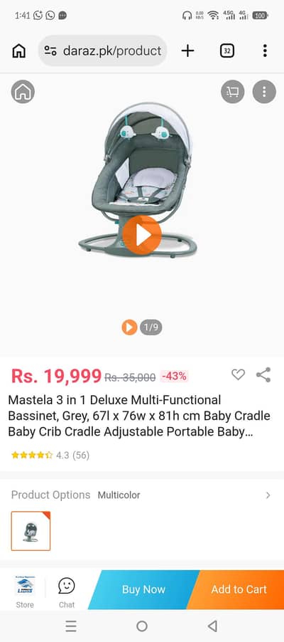 Mastela 3 in 1 Deluxe